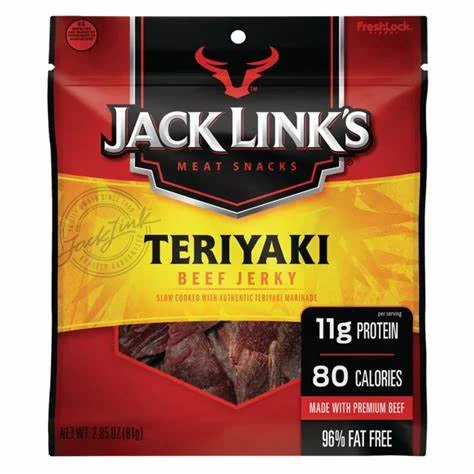 Jack Link's Teriyaki Beef 8/2.85 Oz