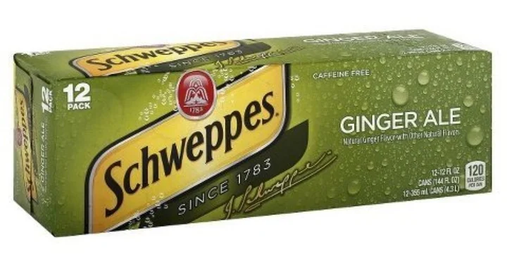 Schweppes Ginger Ale 12/12 Oz
