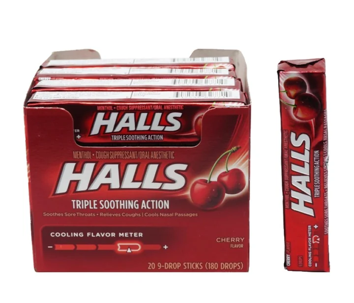 Halls Ice Cherry 20 Ct