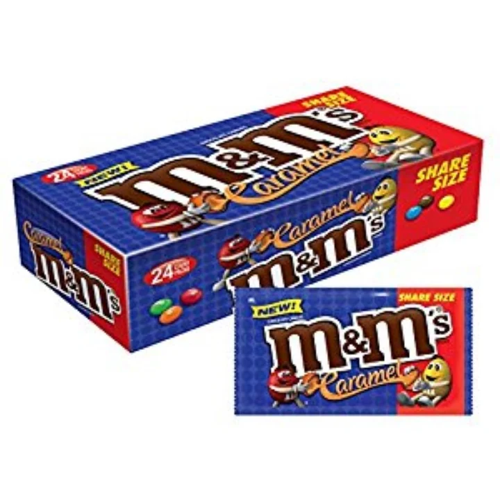 M & M Caramel Kg Size 24 Ct