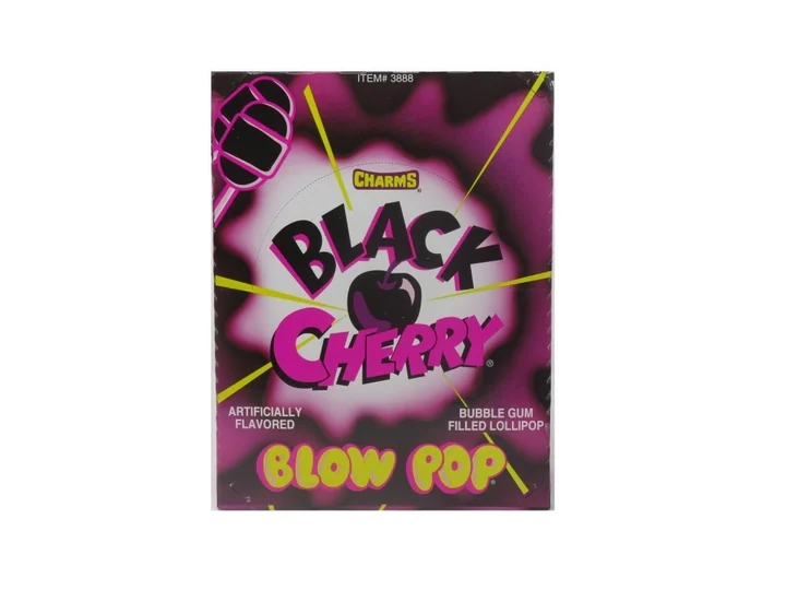 Blow Pop Black Cherry 48 Ct