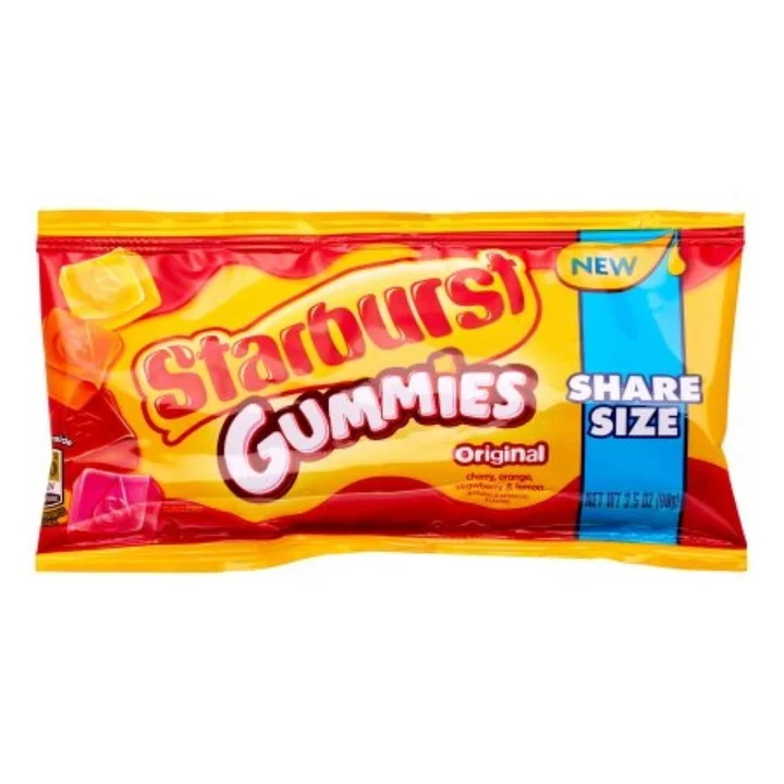 Starburst Gummy Shear Size 15 Ct