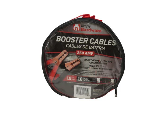 Simply Hardware Booster Cables 250 Amp/12 Ft