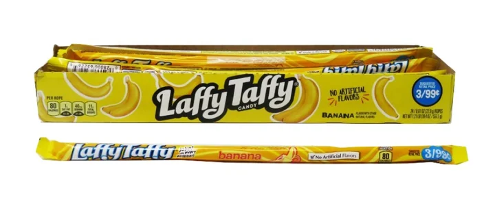 Laffy Taffy Banana Pp 3/99c 24 Ct