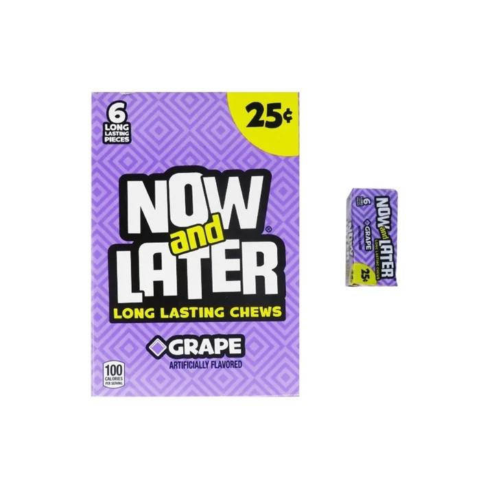 Now&later Grape Pp25c 12 Ct