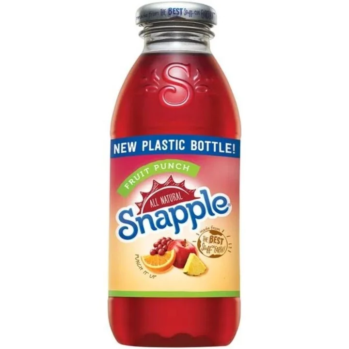 Snapple Fruit Punch Plsc 12/16 Oz