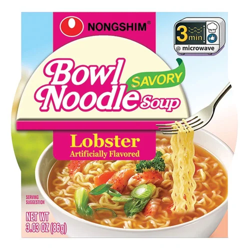 Nong Shim Bowl Noodle Lobster 12 Ct