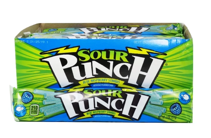 Sour Punch Blue Raspbery 24 Ct
