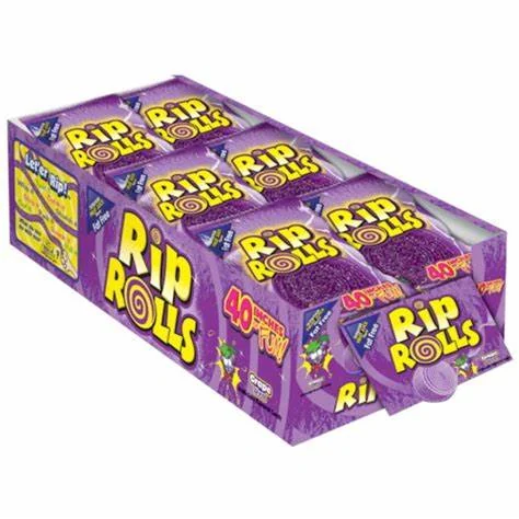 Rip Rolls Grape 24/1.4 Oz