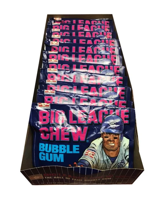 Big League Chew Blue Raspberry 12/2.12 Oz