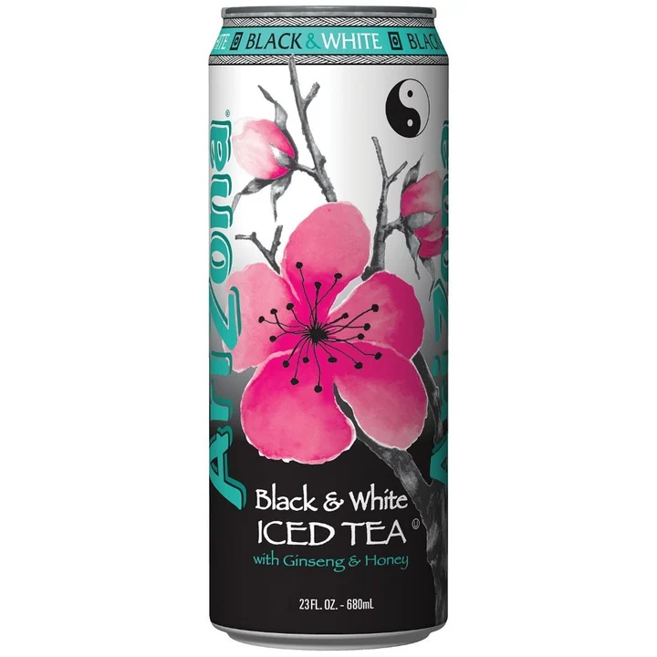 Arizona Blk & White Ice Tea Np 24/23oz
