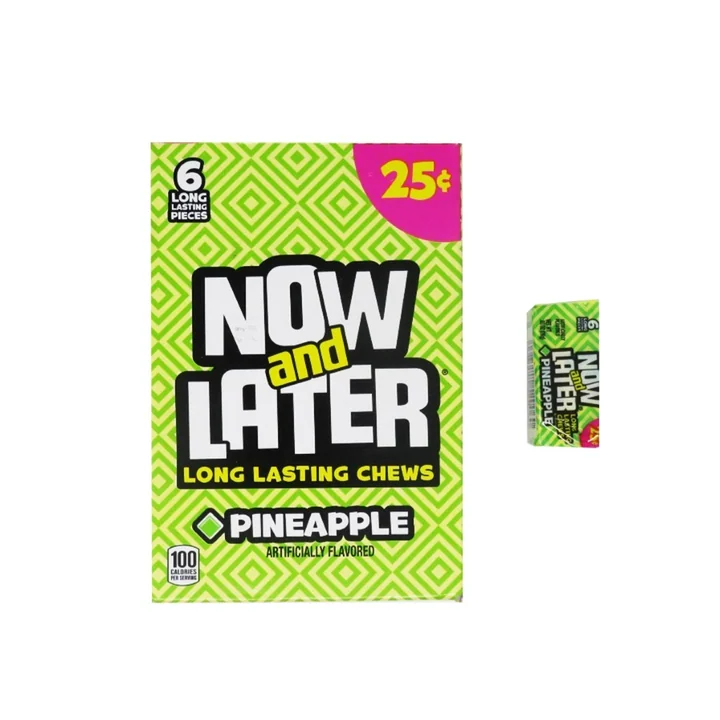 Now&later Pineapple Pp25c 12 Ct