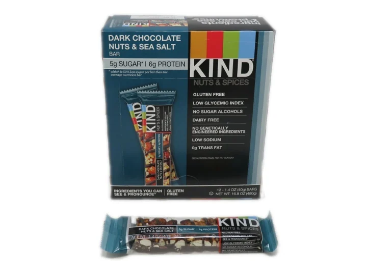 Kind Dark Cho/ Nut & Sea Salt Bar 12 Ct