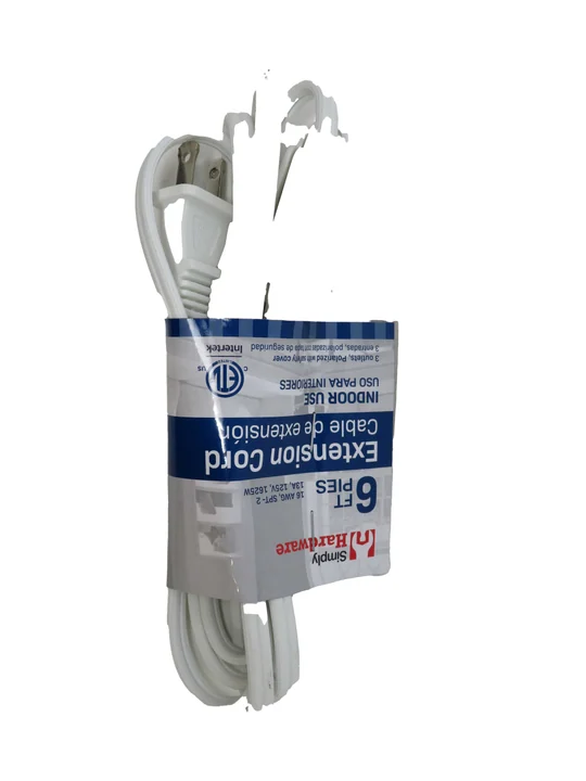Simply Hardware Extension Cord 6 Ft