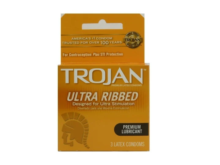 Trojan Ultra Ribbed 6/3ct