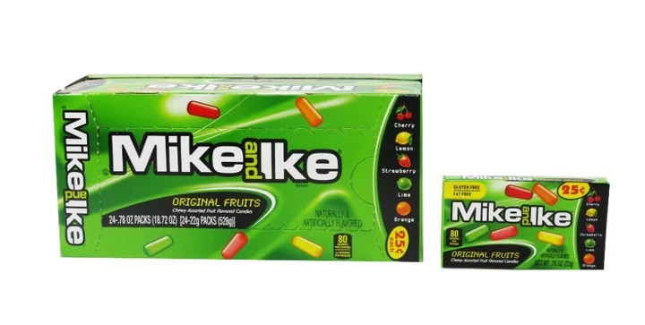 Mike And Ike Original Fruits 24/0.78 Oz