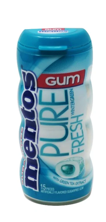 Mentos Gum Wentergreen 10 Ct