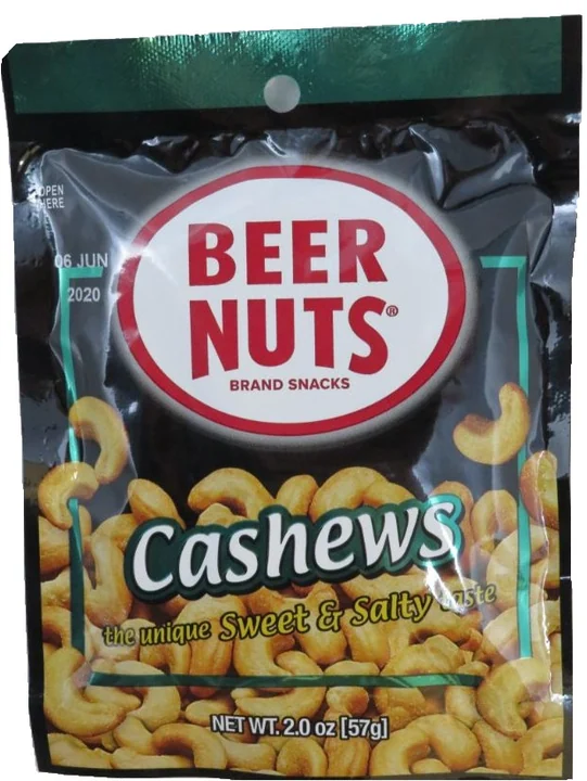 Beer Nuts Cashews 12/2 Oz