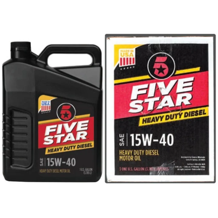 Five Star 15w40 Heavu Duty Diesel 3 Ct