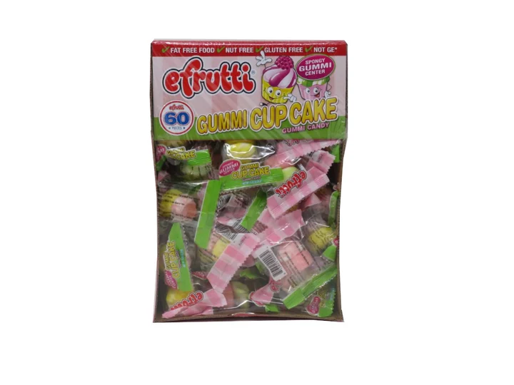 E-fruit Gummy Cup Cake 60 Ct