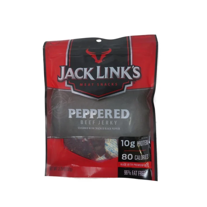 Jack Link's Pepperd Beef Jerky 8/3.25 Oz