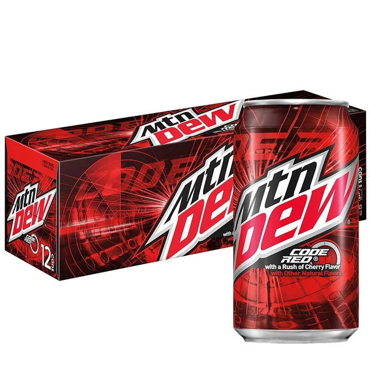 Mtn Dew Code Red 12/12 Oz