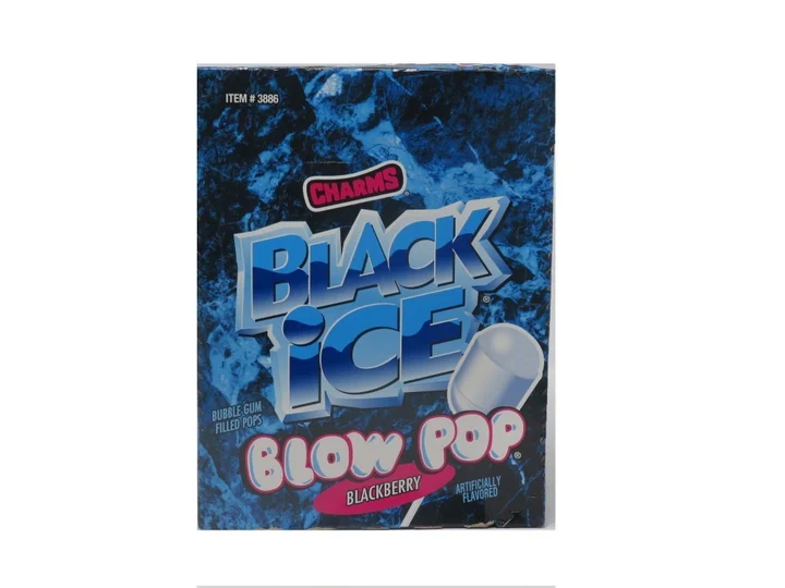 Blow Pop Black Ice 48 Ct