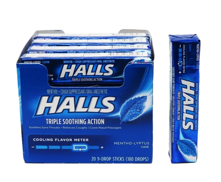 Halls Mentho Lyptus 20 Ct