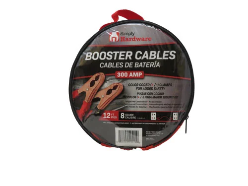 Simply Hardware Booster Cables 300 Amp/12 Ft