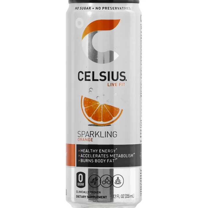 Celsius Sparkling Orange 12/12 Oz