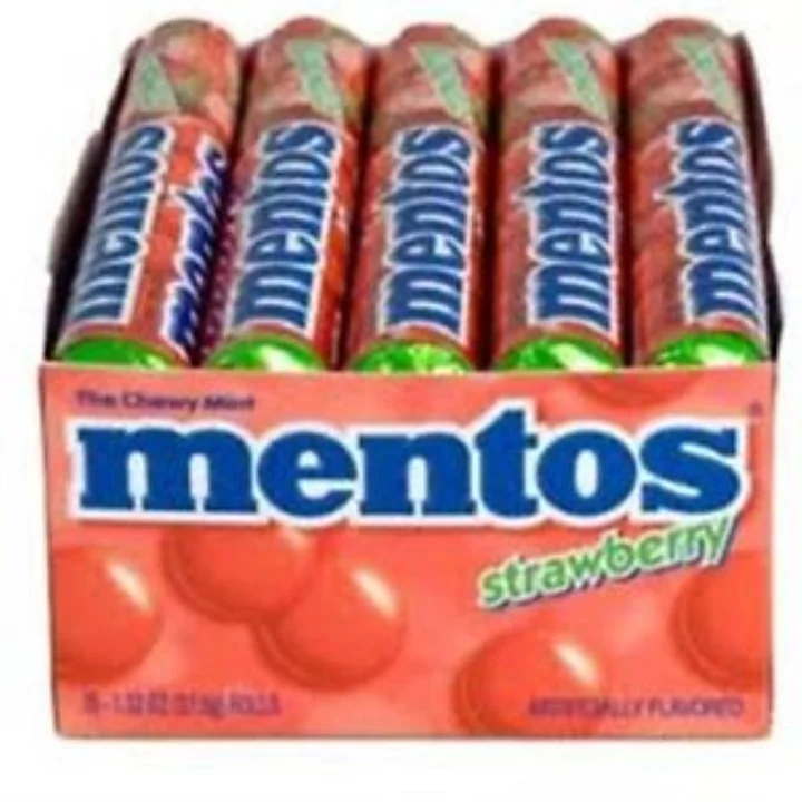 Mentos Starwberry 15 Ct