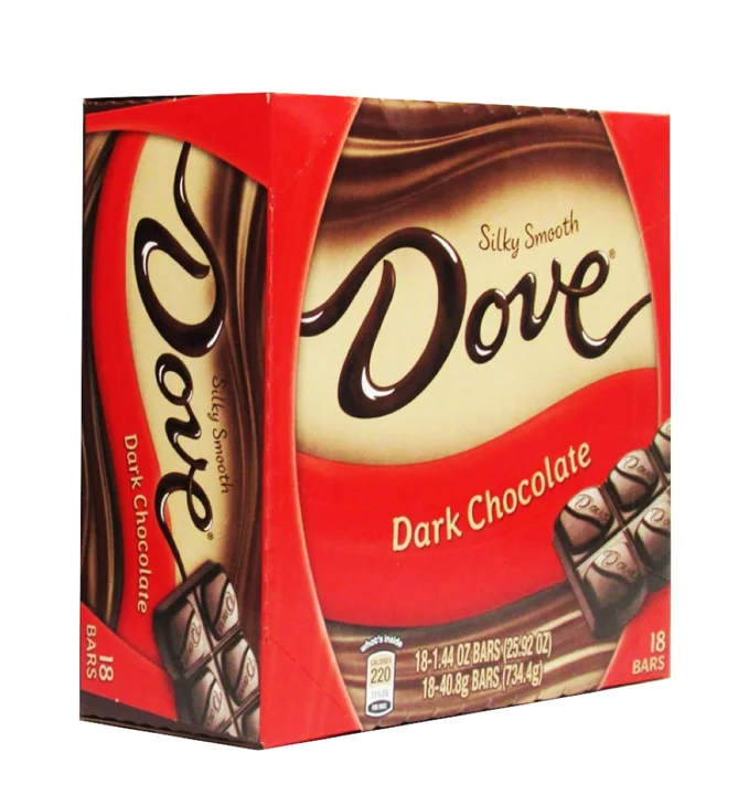 Dove Dark Chocolate 18 Ct
