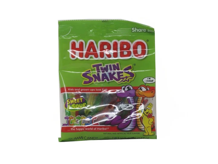 Haribo Twin Snakes 12/5 Oz