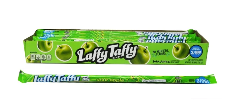 Laffy Taffy Sour Apple Pp 3/99c 24 Ct