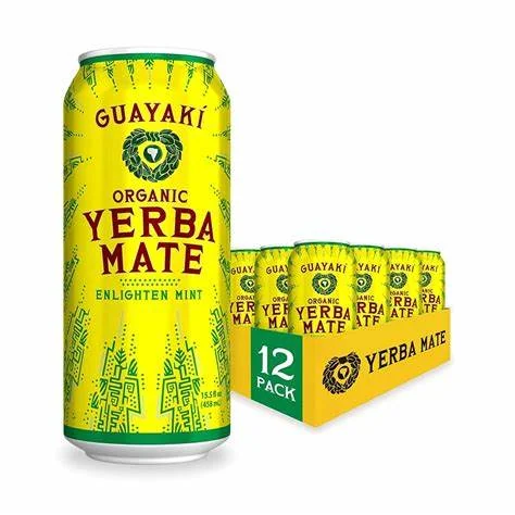 Guayaki Yerba Mate Enligh Mint 12/15.5oz