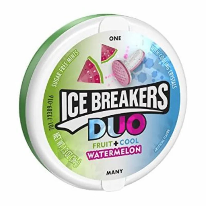 Ice Breakers Duo Watermelon 8 Ct