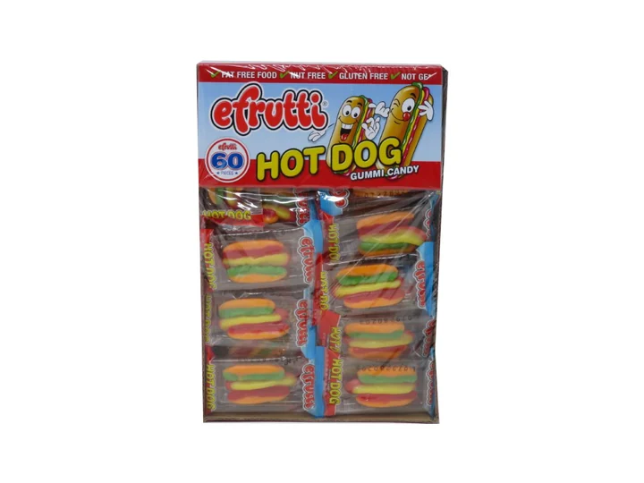 E-fruit Gummy Hot Dog 60 Ct