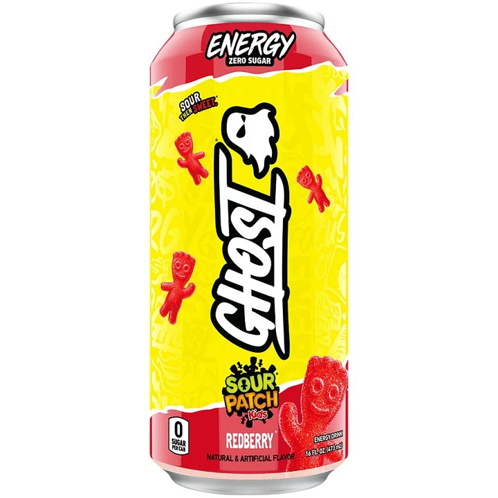 Ghost Energy Sour Patch Red Berry 12/16 Oz