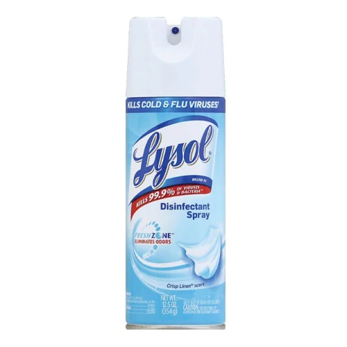 Lysol Disinfecant Spray Crisp Linen 12/12.5 Oz