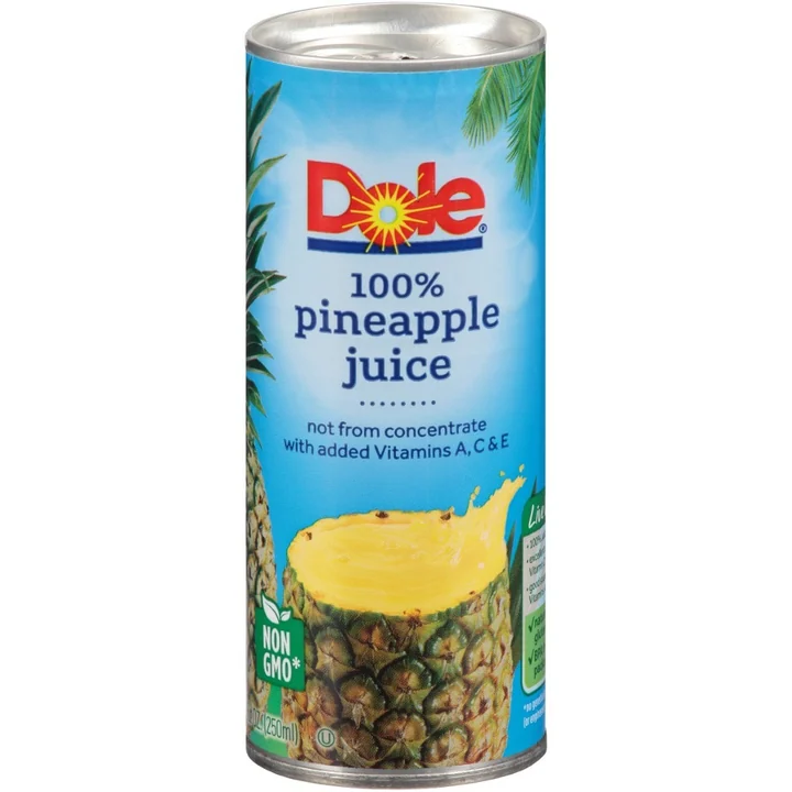 Dole 100% Pineapple Juice 24/8oz