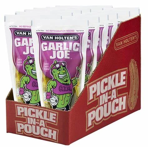 Van Holten's Pickle In-a Pouch Garlic Joe 12 C T