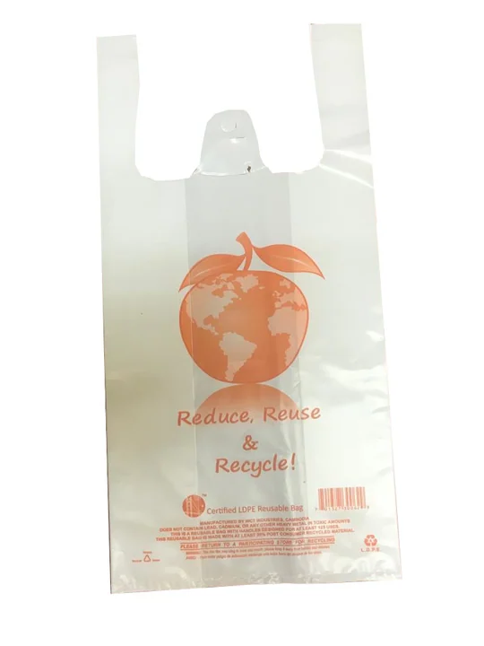 Reuseable Small White Bag 500 Ct