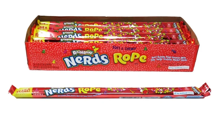 Nerds Rope Rainbow 24 Ct