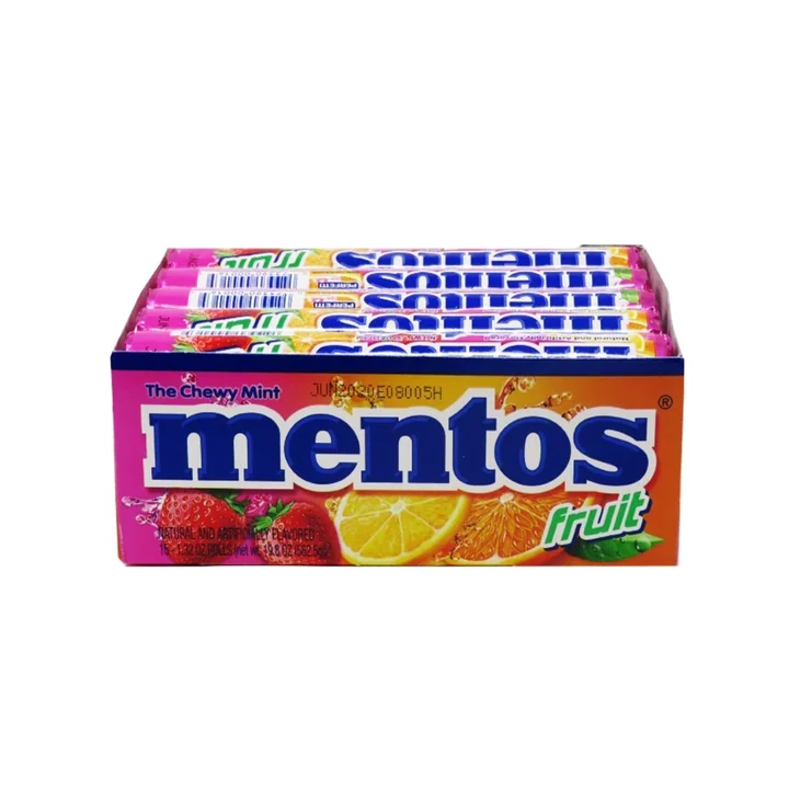 Mentos Mix Fruit 15 Ct