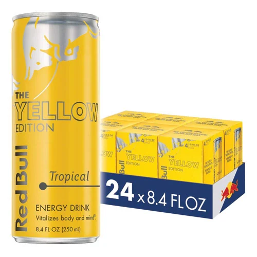 Red Bull Yellow Tropical 24/8 Oz