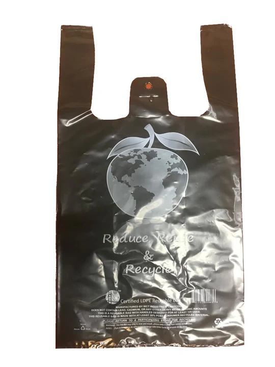 Reuseable Large Black Bag 200 Ct