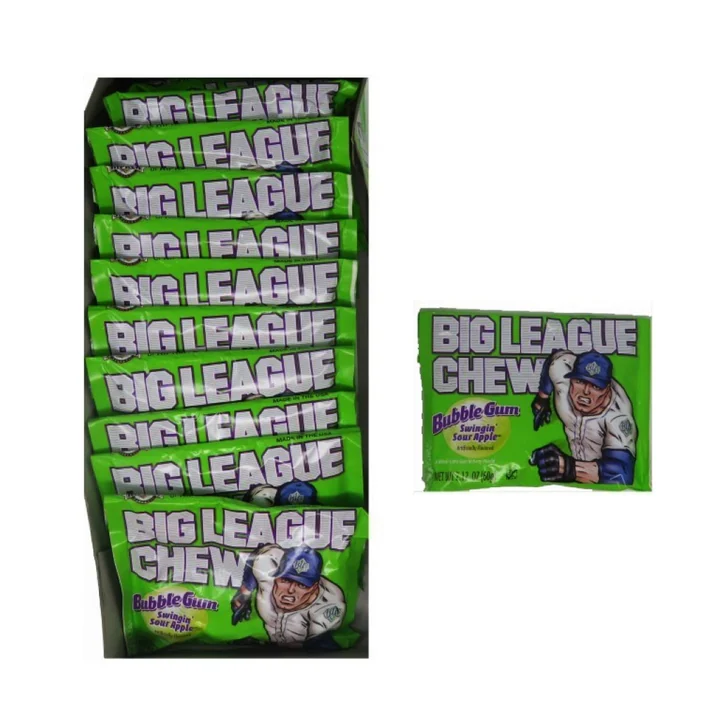 Big League Chew Sour Apple 12/2.12 Oz