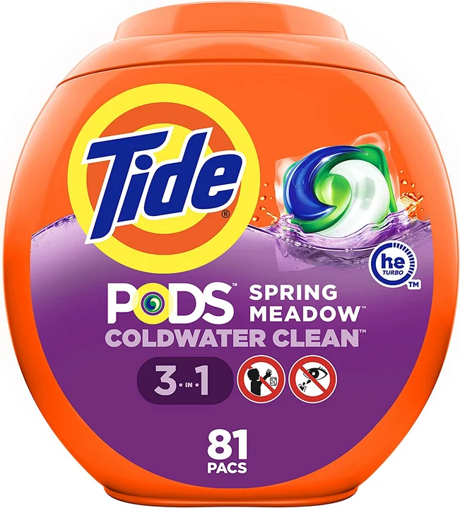 Tide Pods Spring Meadow 81 Pods 4/70 Oz