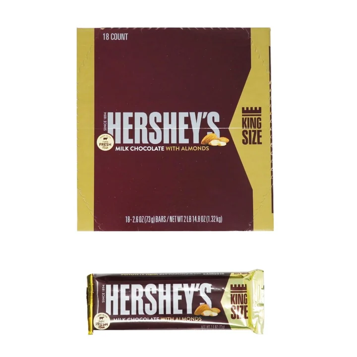 Hershey`s Almonds Kg Size 18 Ct