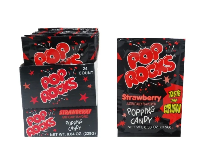Pop Rocks Strawberry Slim Box 24 Ct